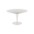 Table Ivan H76 dia120 - blanc & blanc