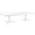 Table basse Stan H35 180x90 - blanc & blanc