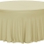 Nappe slim ivoire table 150 ronde