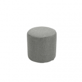 Pouf rond Tweed - gris
