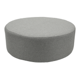 Pouf Tweed rond 120 - Gris