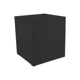 Kub box H110 100x100 - Noir