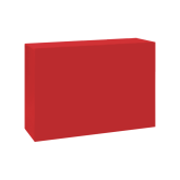 Comptoir box H110 150x50 - Rouge