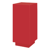 Stèle carrée H110 47x47 - Rouge
