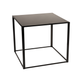 Table Kadra H90 100x100 - Noir