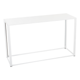 Table kadra H90 150x50 - Blanc