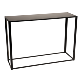 Table Kadra H105 - 150x50 Noir