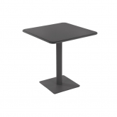 Table Moli H74 70x70 - Gris anthracite
