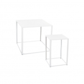 Tables Kadra - H90 & H105 cm - blanc