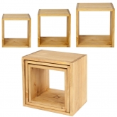 Open cube wood